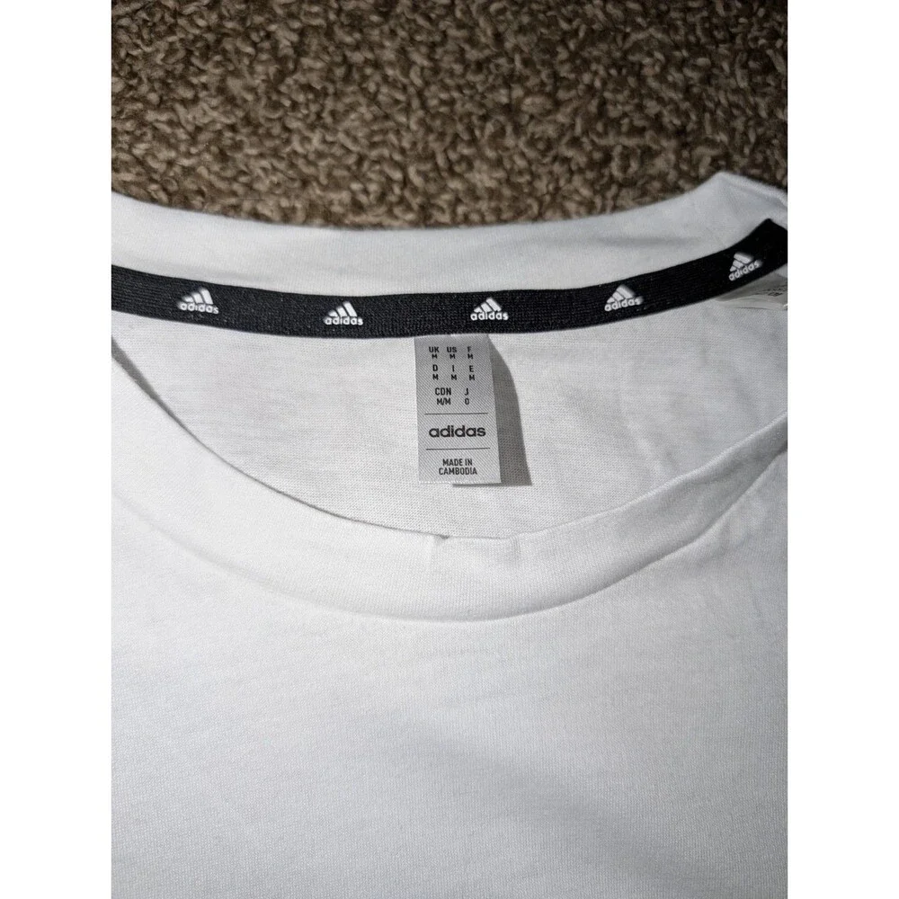 Adidas AEROREADY DESIGNED TO MOVE FEELREADY T-SHIRTMEN'S SIZE MEDIUM (M) - WHITE
